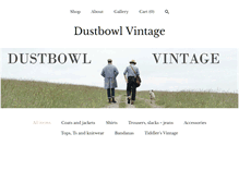 Tablet Screenshot of dustbowlvintage.com
